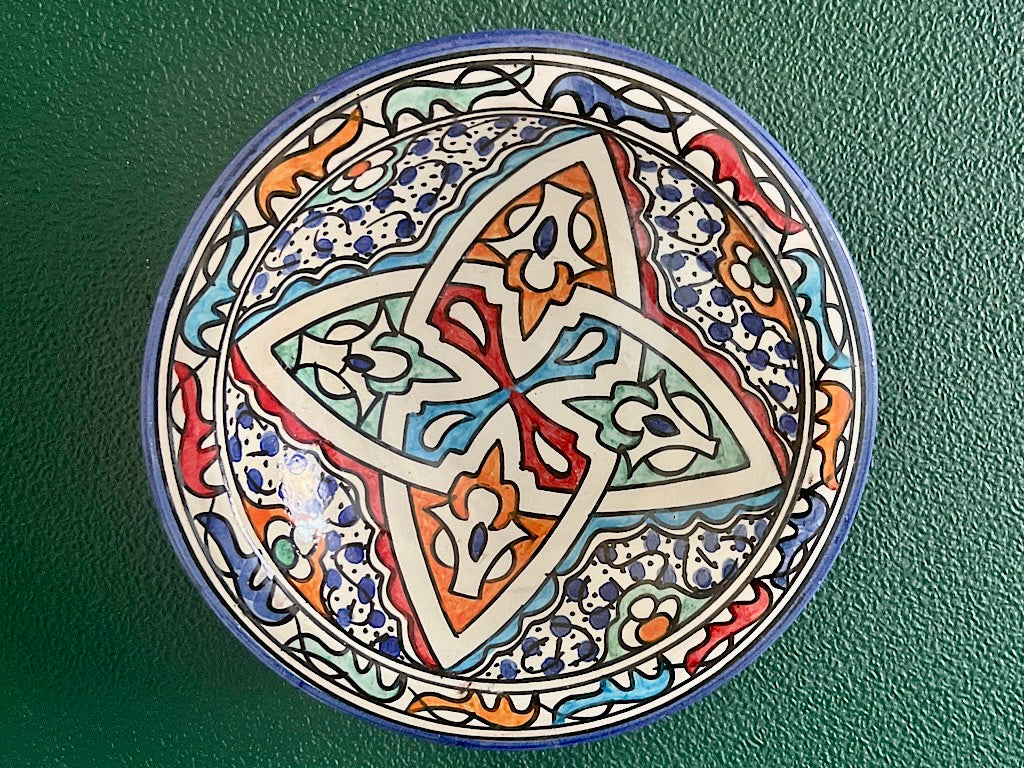 Handgemaakte Marokkaanse Schaal Casablanca 25cm