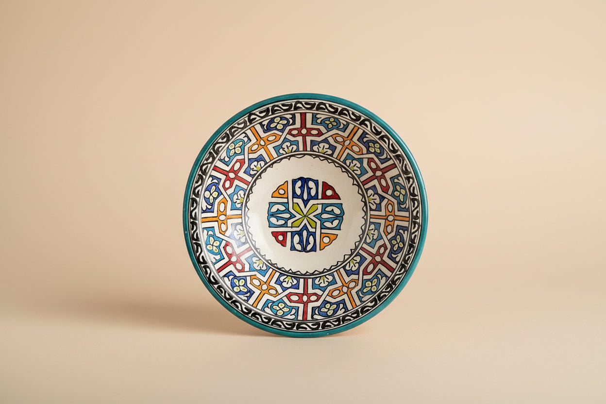 Handgemaakte Marokkaanse Schaal Sevilla 30cm