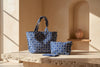 Marrakech tas donkerblauw shopper