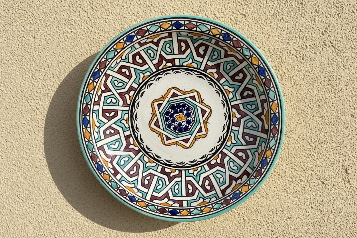 Handgemaakte Marokkaanse Schaal 30cm