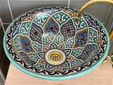Handgemaakte Marokkaanse Waskom Sahara 40 cm