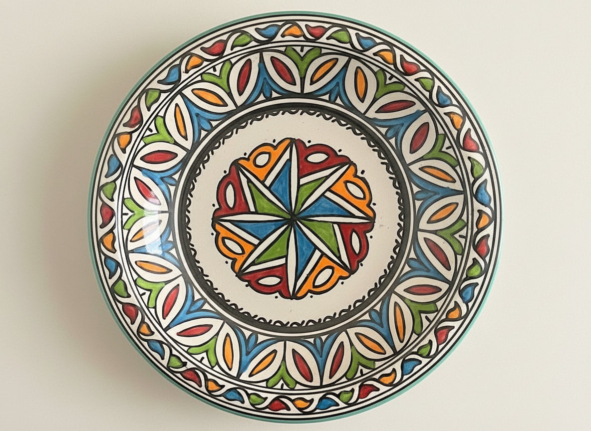Handgemaakte Marokkaanse Schaal Cordoba 26cm