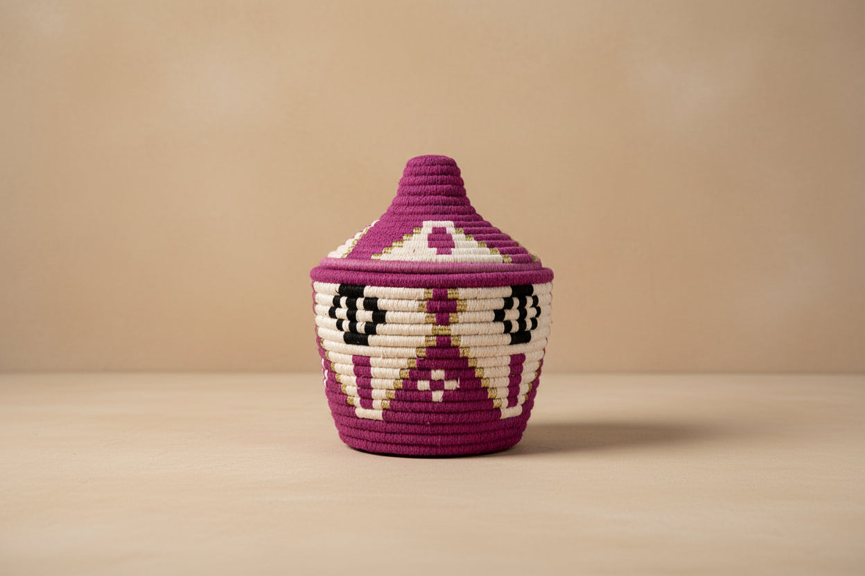 Berber mand paars