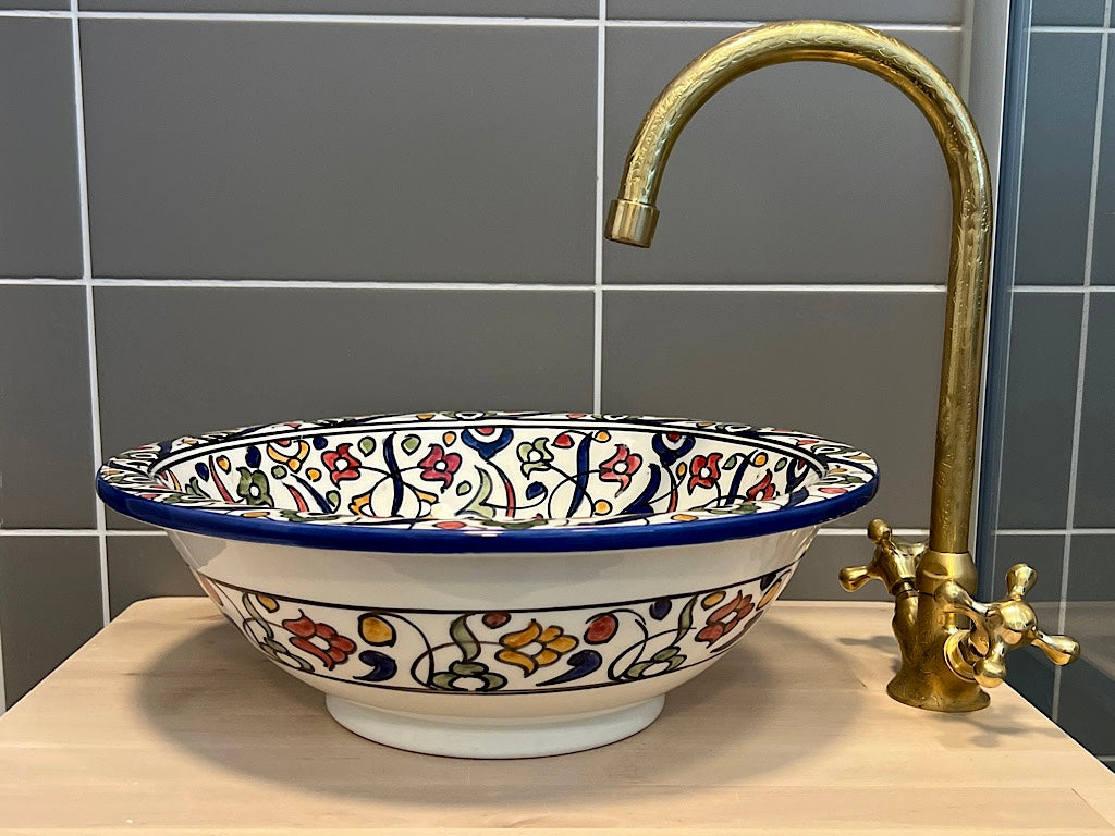 Handgemaakte Marokkaanse Waskom Alcázar - 34,5 cm