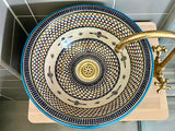 Handgemaakte Marokkaanse Waskom Casablanca 40cm