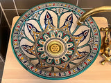 Handgemaakte Marokkaanse Waskom Alhambra 35cm