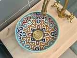 Handgemaakte Marokkaanse Waskom Sevilla – 24 cm