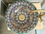 Handgemaakte Marokkaanse Waskom Marrakech 40cm