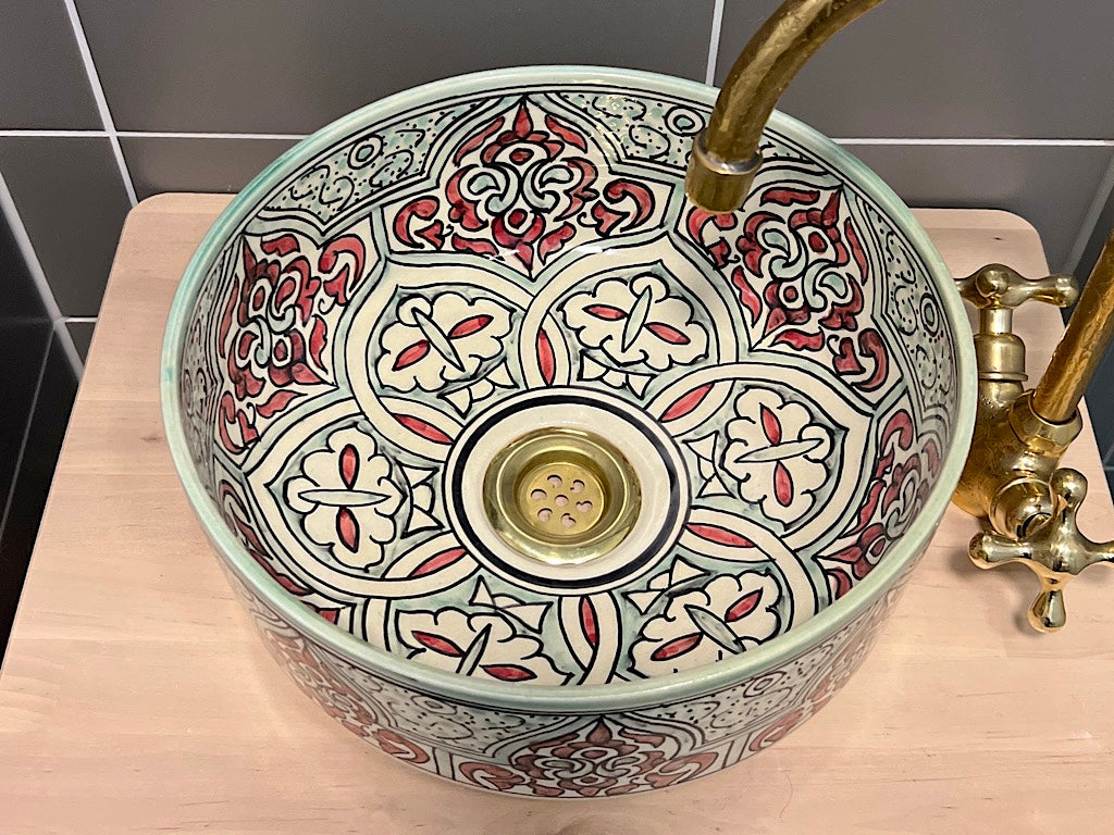 Handgemaakte Marokkaanse Waskom30 cm