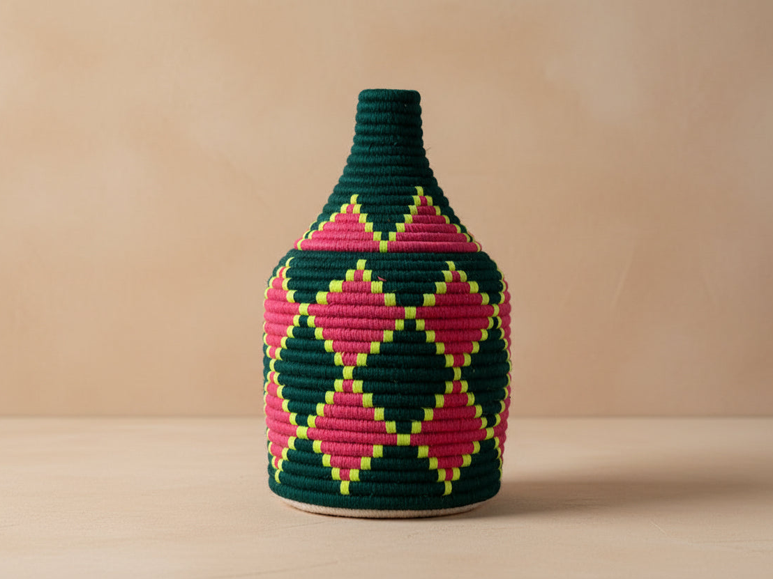 Berber mand groen roze