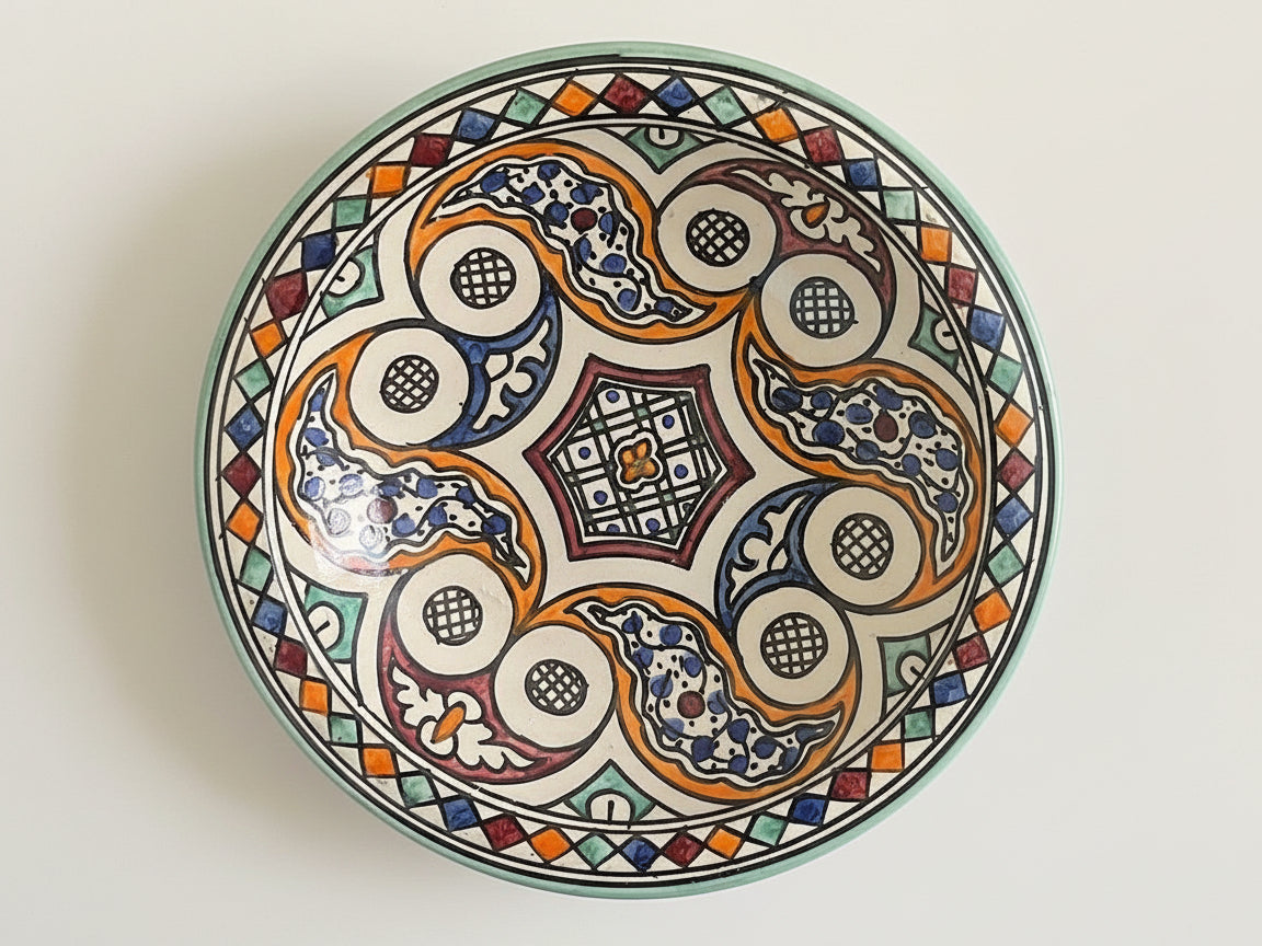 Handgemaakte Marokkaanse Schaal Casablanca 26cm
