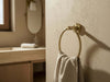Messing Handdoekhaak Rond