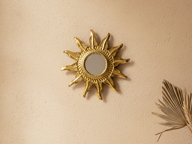 Messing Spiegel Zon