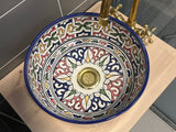 Handgemaakte Marokkaanse Waskom Sevilla - 30 cm