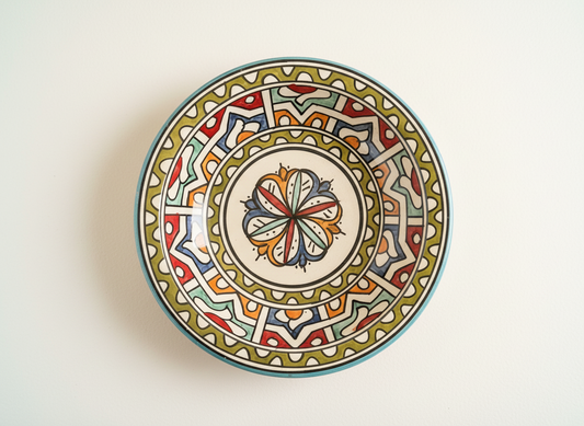 Handgemaakte Marokkaanse Schaal Alcazar 25cm