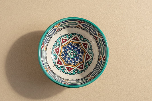 Handgemaakte Marokkaanse Saladeschaal 20cm