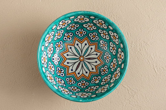 Handgemaakte Marokkaanse Saladeschaal 20cm