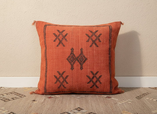 Cactus Zijde Kussensloop Rood