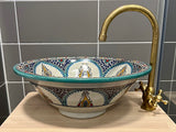 Handgemaakte Marokkaanse Waskom Riad Ceramic 40cm