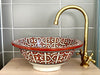 Handgemaakte Marokkaanse Waskom Terracotta 35 cm