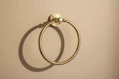 Messing Handdoekhaak Rond