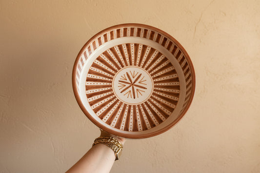 Handgemaakte Marokkaanse Saladeschaal 24cm