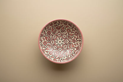 Handgemaakte Marokkaanse Saladeschaal 24cm