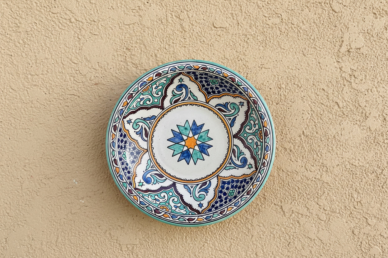 Handgemaakte Marokkaanse Schaal Andalusië 31cm