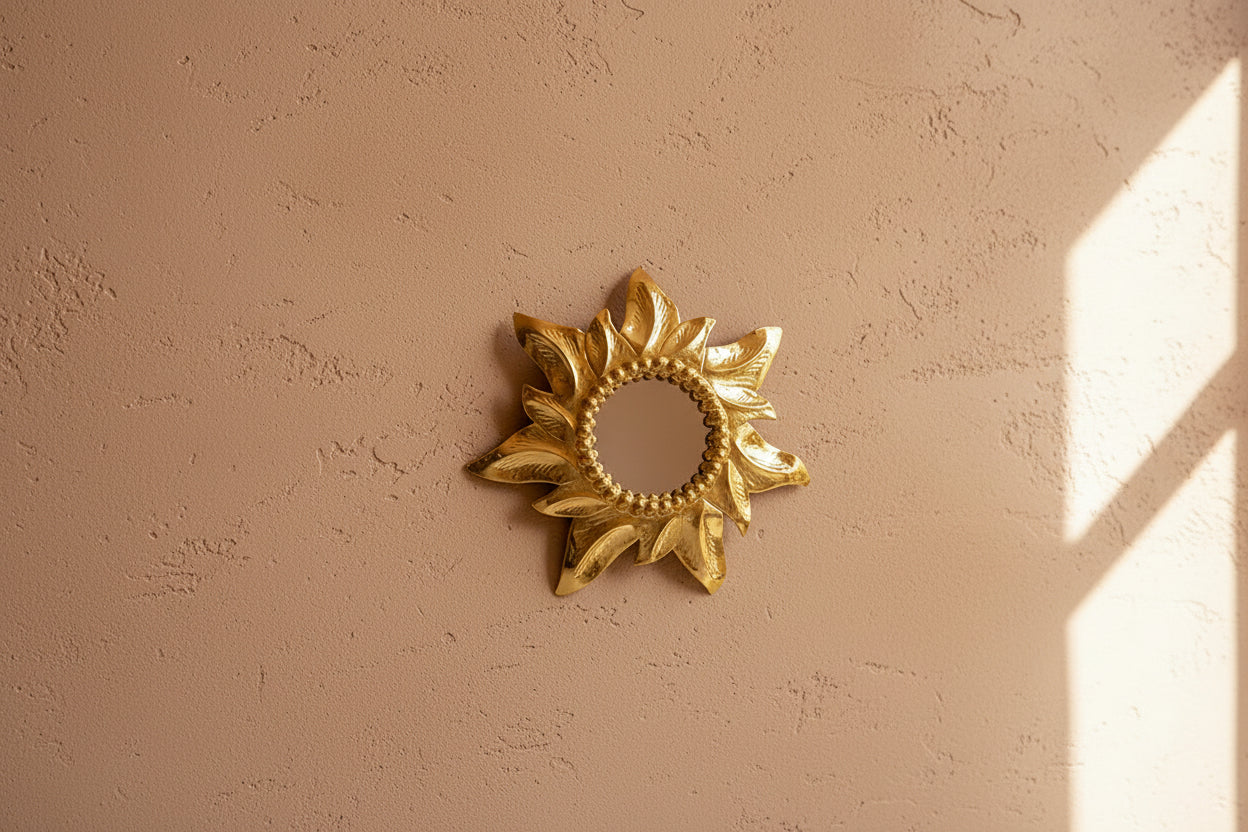 Messing Spiegel Zon