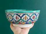 Handgemaakte Marokkaanse Saladeschaal 20cm