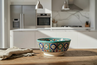 Handgemaakte Marokkaanse Saladeschaal 20cm