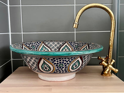 Handgemaakte Marokkaanse Waskom 40 cm