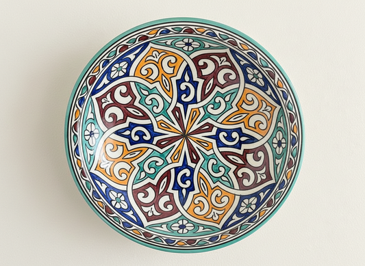 Handgemaakte Marokkaanse Schaal Riad 30cm