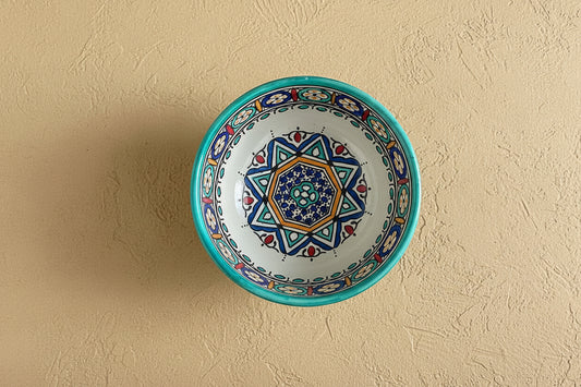 Handgemaakte Marokkaanse Saladeschaal 20cm