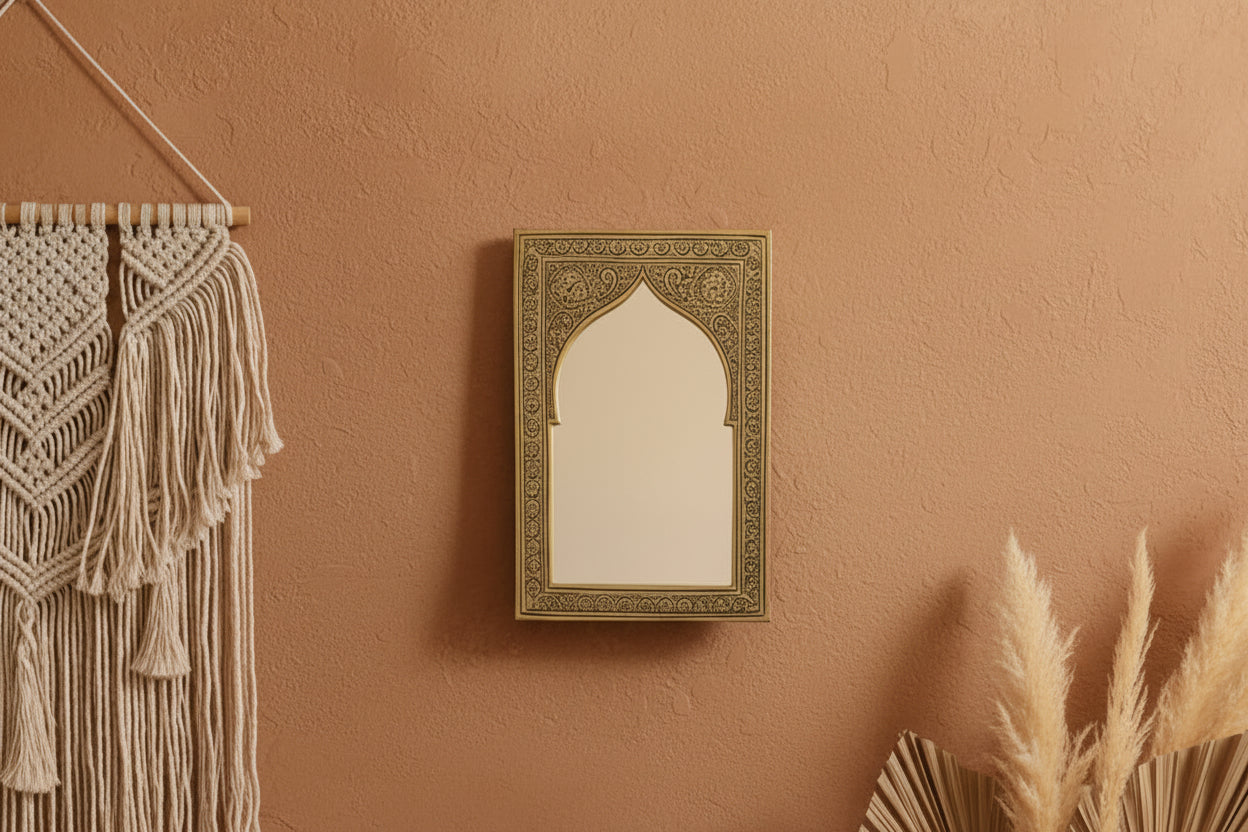 Marokkaanse Messing Spiegel M