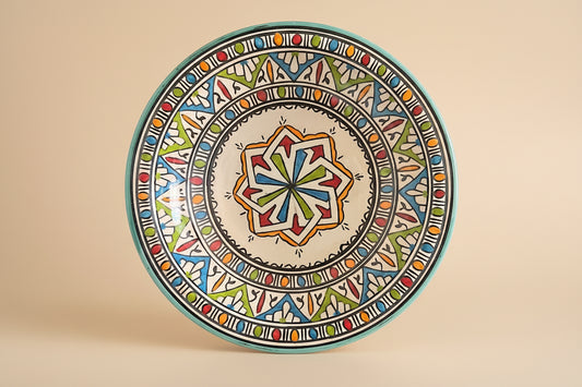 Handgemaakte Marokkaanse Schaal Fez 25cm