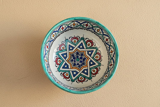 Handgemaakte Marokkaanse Saladeschaal 20cm