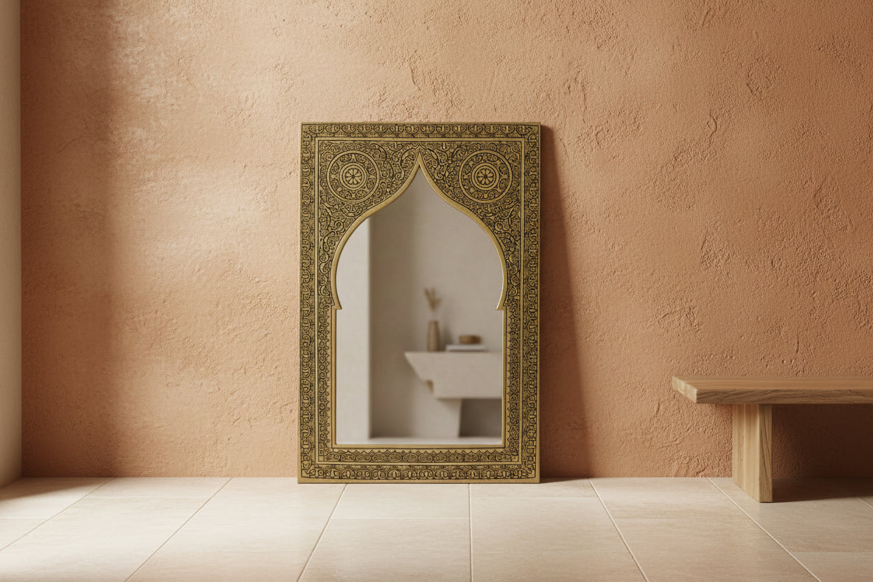 Marokkaanse Messing spiegel L