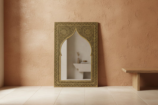 Marokkaanse Messing spiegel L