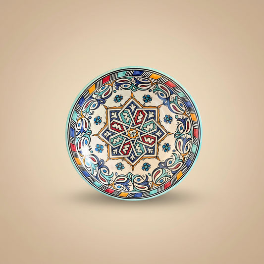 Handgemaakte Marokkaanse Schaal Riad 35cm