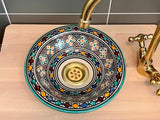 Handgemaakte Marokkaanse Waskom Cordoba 25 cm