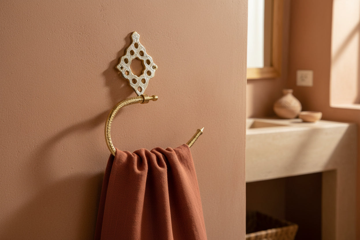 Messing Handdoekhaak