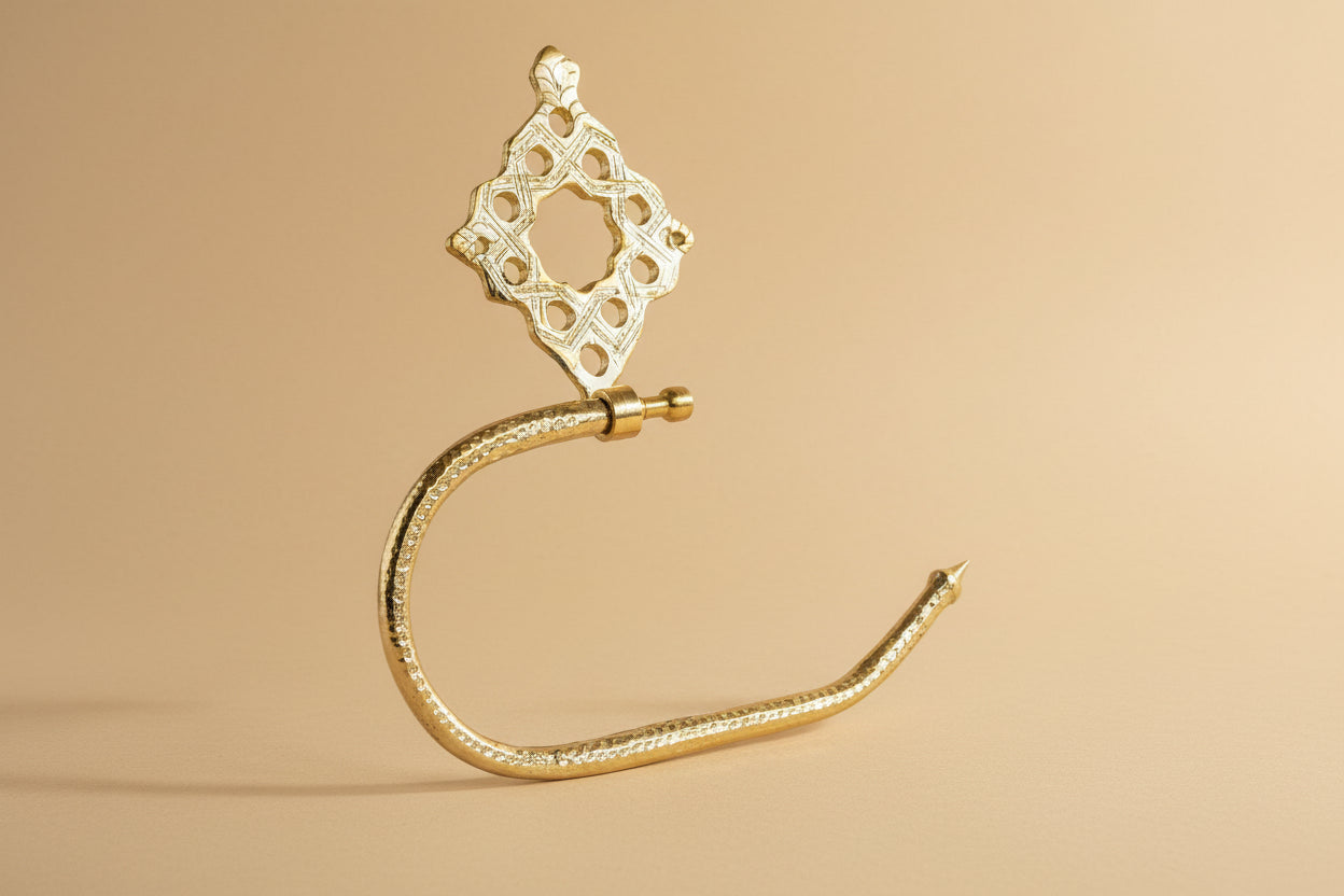 Messing Handdoekhaak