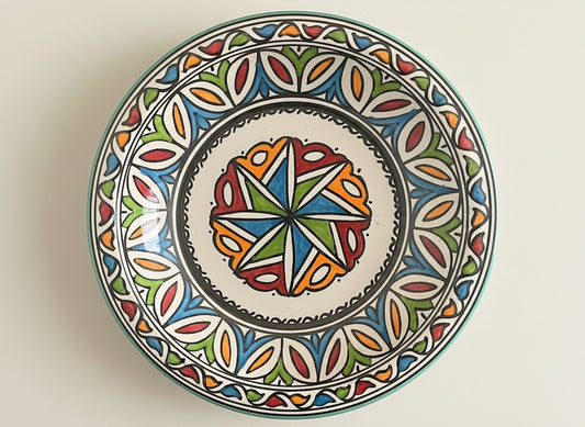 Handgemaakte Marokkaanse Schaal Cordoba 26cm