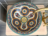 Handgemaakte Marokkaanse Waskom Sahara 35 cm