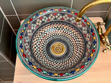 Handgemaakte Marokkaanse Waskom 35 cm
