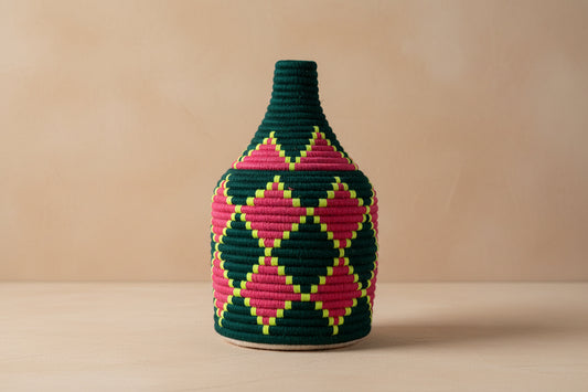 Berber mand groen roze 