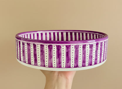 Handgemaakte Marokkaanse Saladeschaal 24cm
