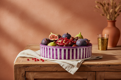 Handgemaakte Marokkaanse Saladeschaal 24cm