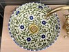Luxe Marokkaanse Waskom 30 Groen/Blauw
